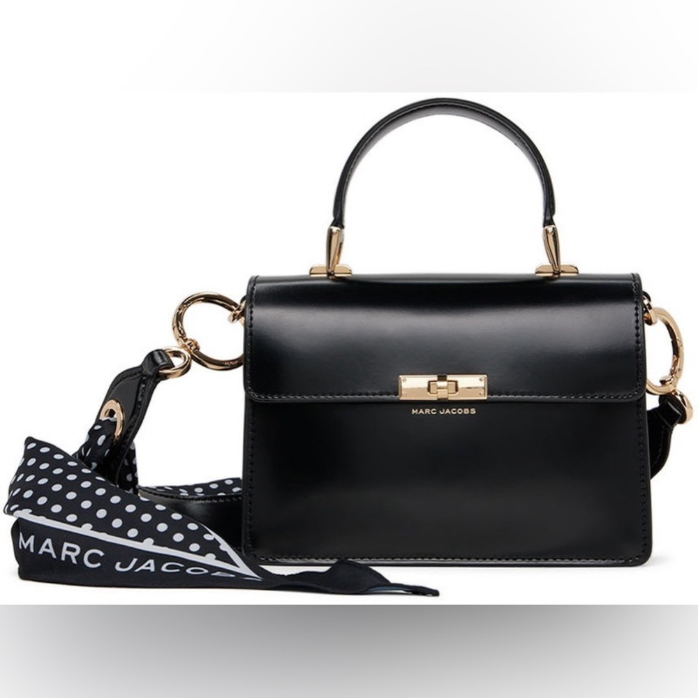 NWT MARC JACOBS Black The Downtown Shoulder Bag